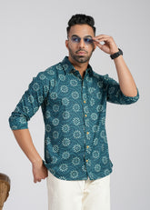 Cotton Printed Full Sleeve Shirt